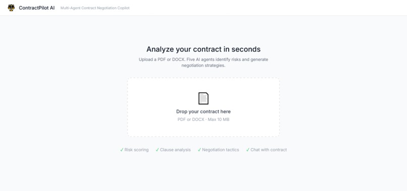 ContractPilot AI – screenshot 1