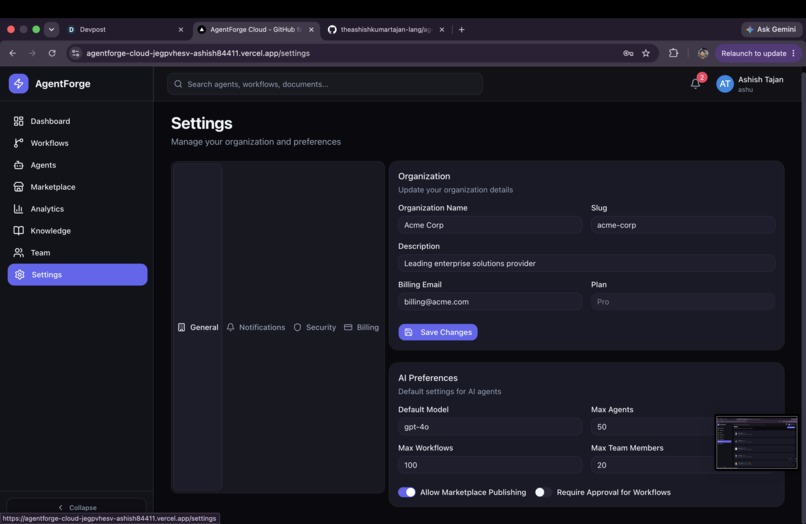 AgentForge – screenshot 3