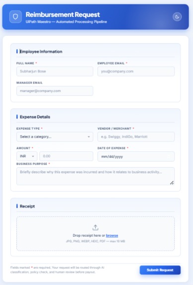 ClaimAgent: AI-Orchestrated Reimbursements – screenshot 6