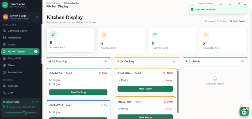 Smartserve-AI (Restaurant Operating System) – screenshot 11