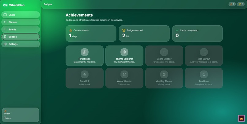 WhatsPlan – screenshot 9