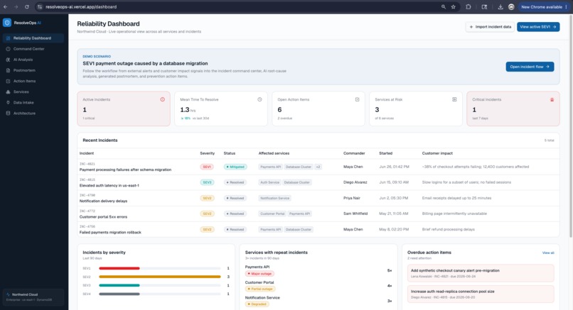 ResolveOps AI – screenshot 2