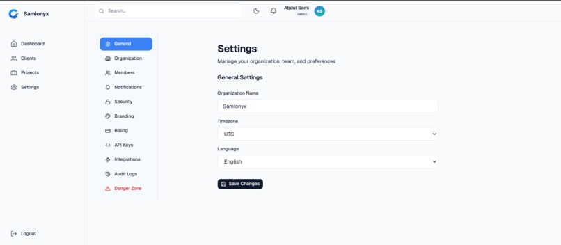 Cliorix - Client Delivery OS – screenshot 2