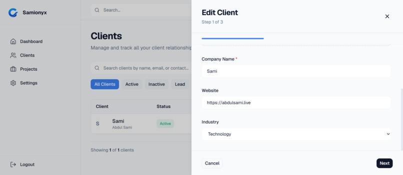Cliorix - Client Delivery OS – screenshot 9