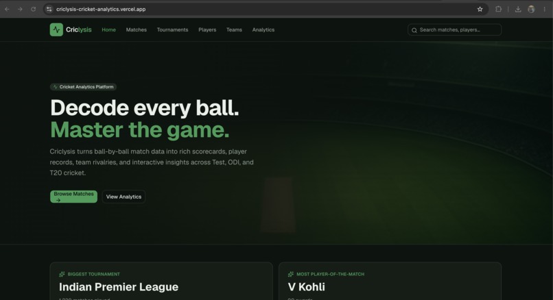 Criclysis – screenshot 1