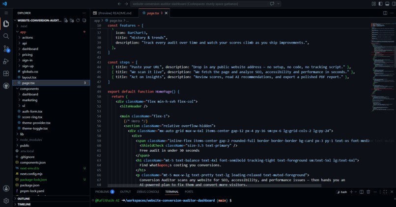 AI Website Conversion Auditor – screenshot 3