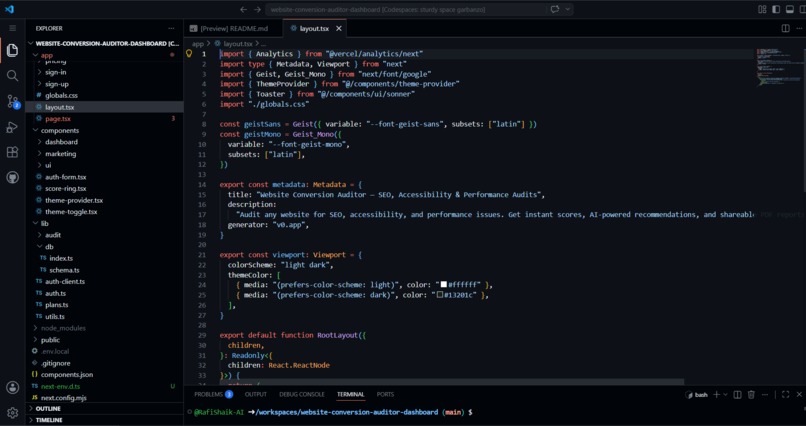 AI Website Conversion Auditor – screenshot 4