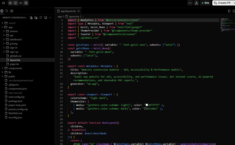 AI Website Conversion Auditor – screenshot 5
