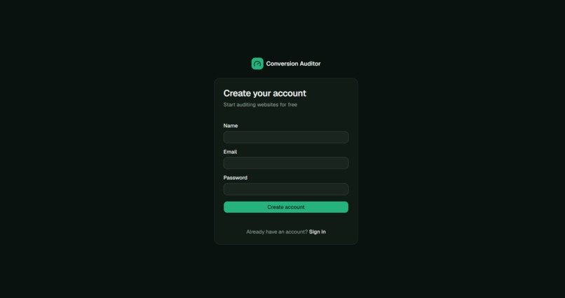 AI Website Conversion Auditor – screenshot 6