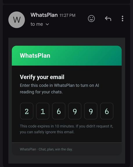 WhatsPlan – screenshot 3