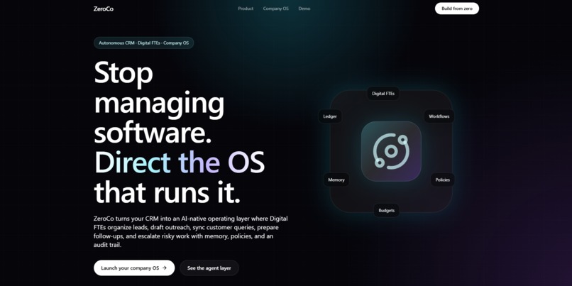 Zero.co – screenshot 1