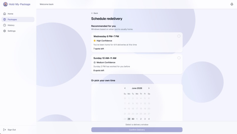 Hold · My · Package – screenshot 8