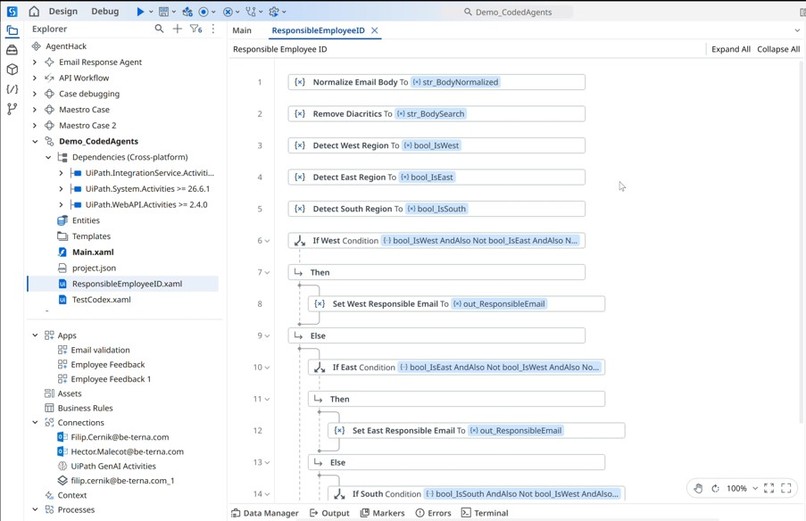Post x BE-terna - Customer request processing – screenshot 3