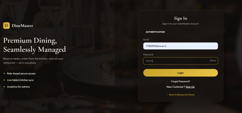 DineMaster – screenshot 5