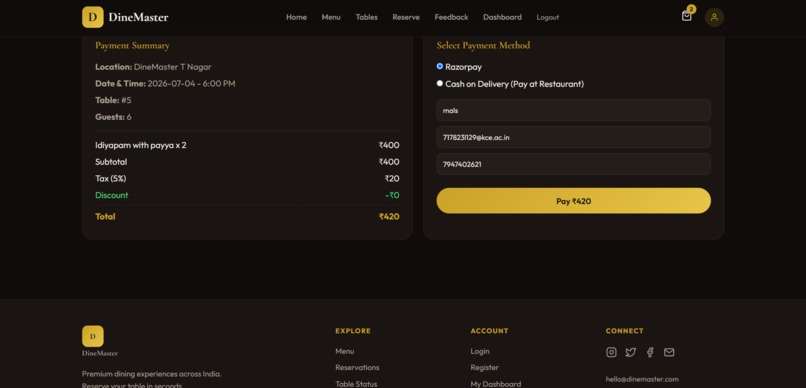 DineMaster – screenshot 7