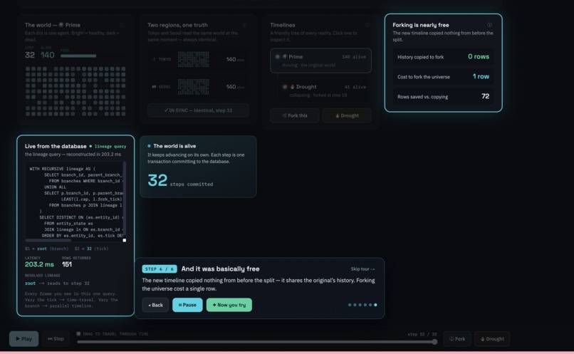 Loom — the database is the world – screenshot 4