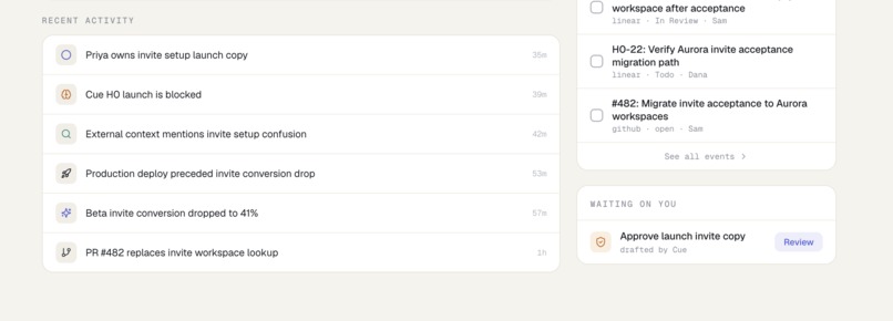 Cue – screenshot 1