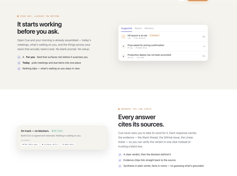 Cue – screenshot 5