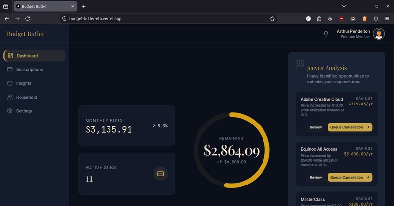 Budget-Butler – screenshot 1
