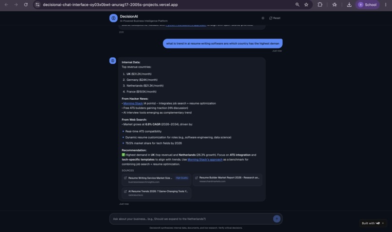 Decision Ai Agent – screenshot 6