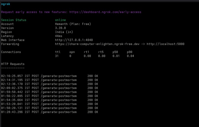 AutoMortem – screenshot 1
