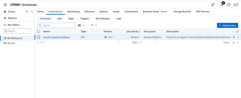 Pruxel-V: Cognitive Defense & Self-Healing HITL Agent – screenshot 5