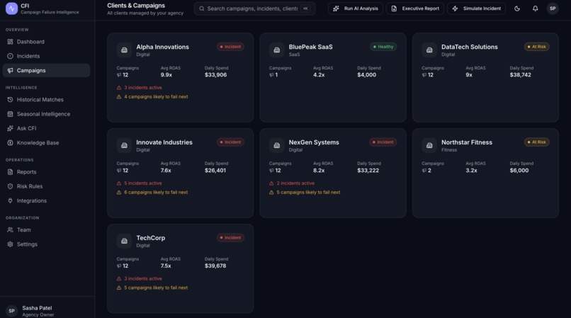 Campaign Failure Intelligence (CFI) – screenshot 5