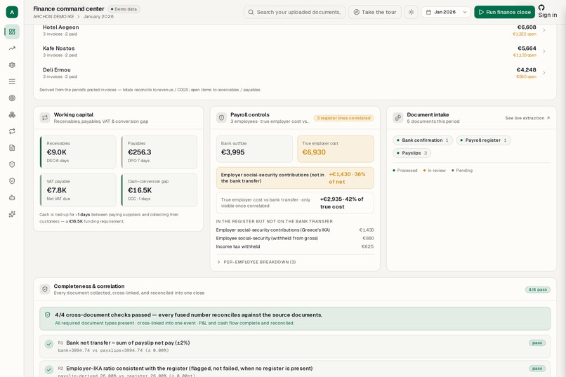Archon — AI Financial Intelligence for SMBs – screenshot 6