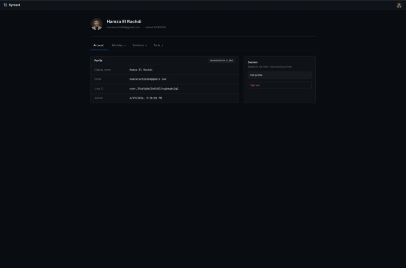 Syntact – screenshot 1