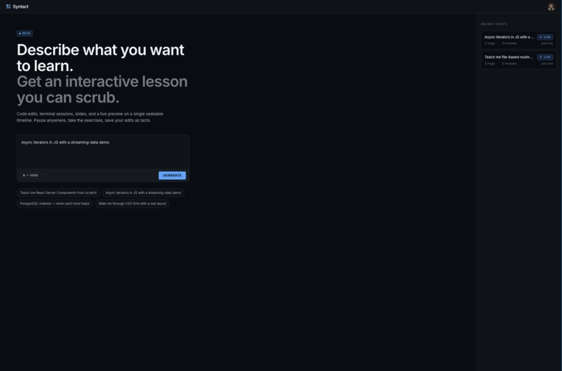 Syntact – screenshot 2