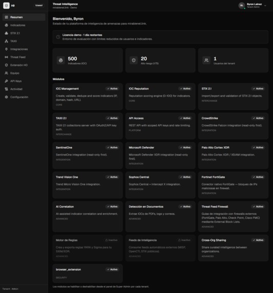 secure cti platform – screenshot 1