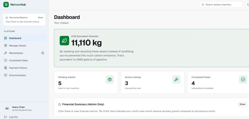 ReAssetHub – screenshot 1
