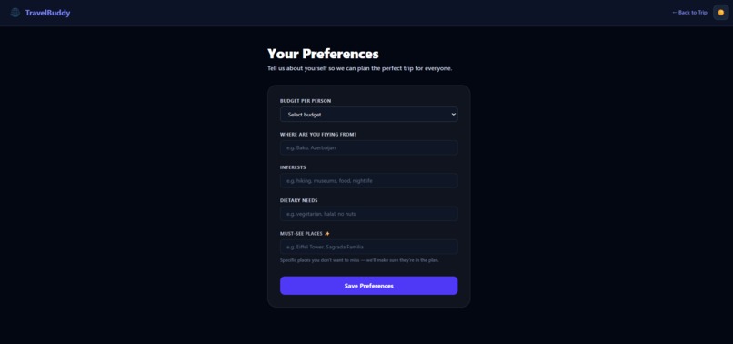 TravelBuddy – screenshot 3