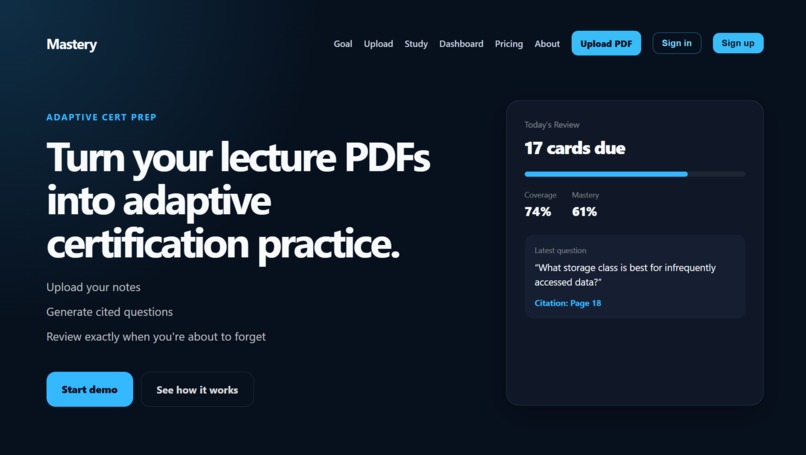 Mastery – screenshot 1