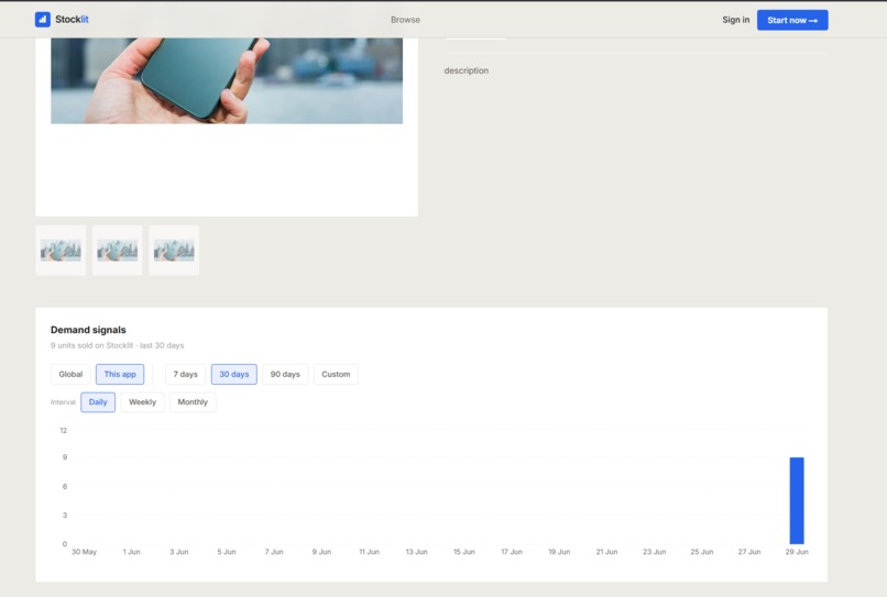 Stocklit – screenshot 3