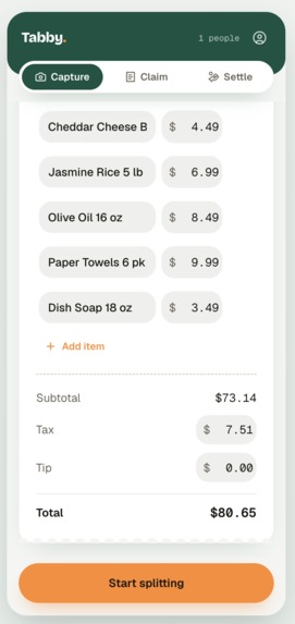 Tabby Product  – screenshot 4