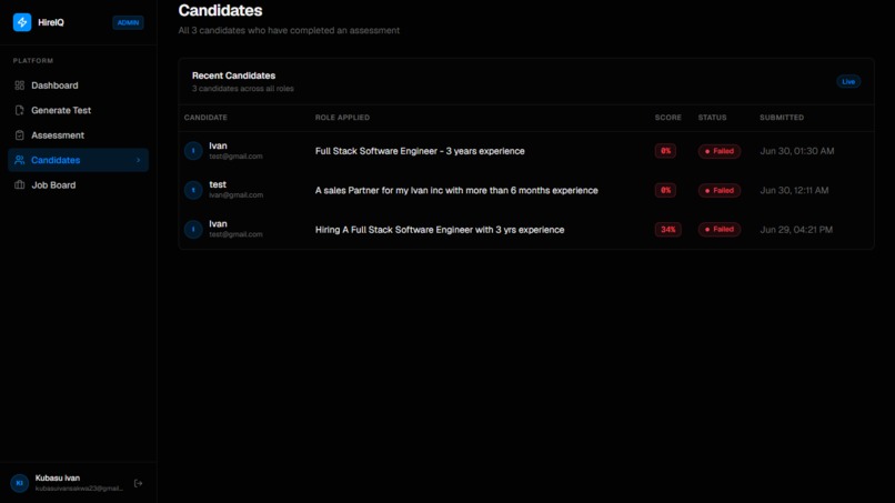 HireIQ – screenshot 1