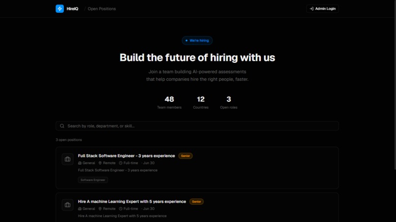 HireIQ – screenshot 2