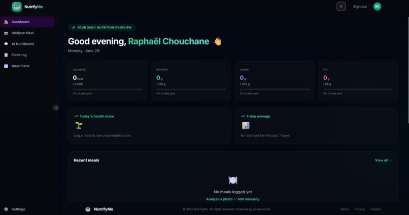 Nutrify Me – screenshot 3
