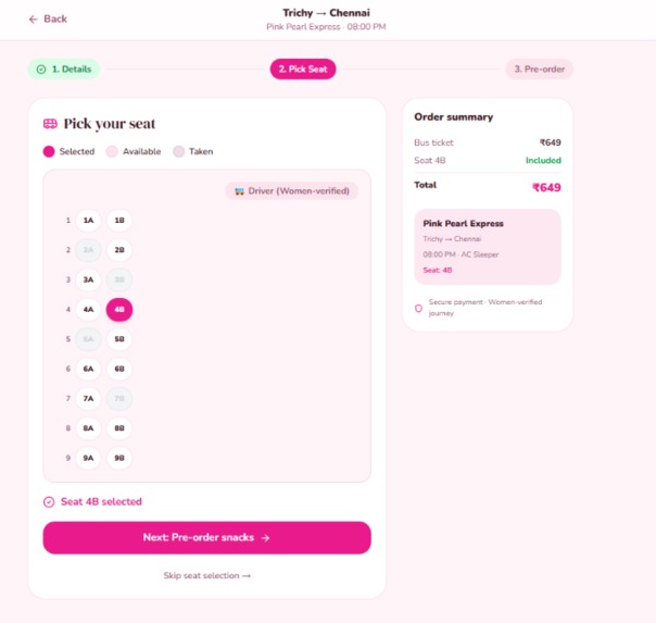 Pink Wheels – screenshot 2