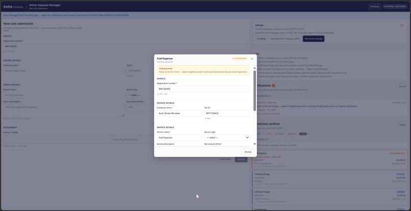 Xelto Express Fleet Intelligence – screenshot 8