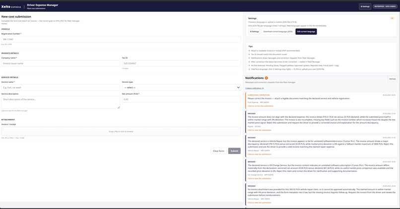 Xelto Express Fleet Intelligence – screenshot 7