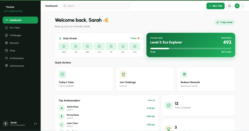 Triisum eco-marketplace – screenshot 2
