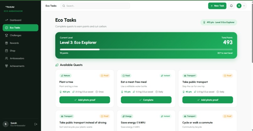 Triisum eco-marketplace – screenshot 3