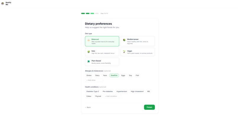 Nutrify Me – screenshot 7