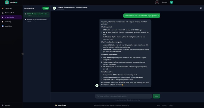 Nutrify Me – screenshot 8