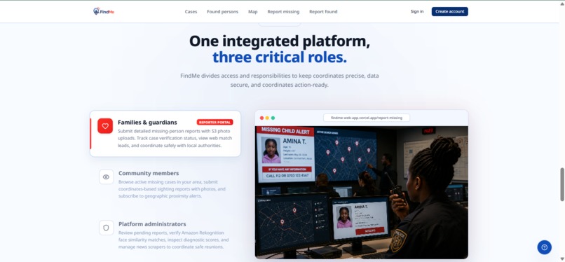 FindMe  – screenshot 2