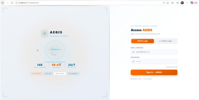 AEGIS - Agentic Engine for Global Investigation & Safety – screenshot 6