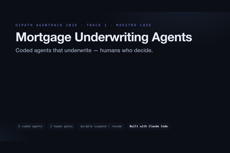 CaseWeaver — Mortgage Underwriting Agents – screenshot 2