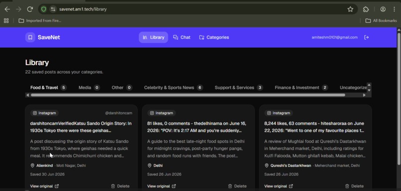 SaveNet – screenshot 1